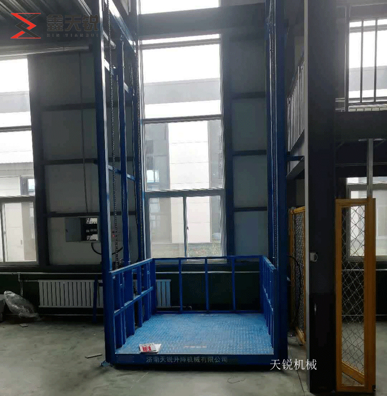 宜宾导轨式升降机验收合格